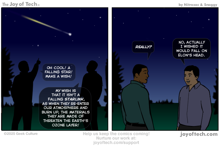 Wish upon a falling star...